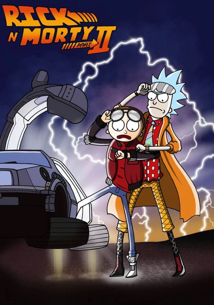 рик и морти назад в будущее арт. рик санчес назад в будущее. рик и морти назад в будущее. пик и морти назад в будущее. рик санчес back to future.