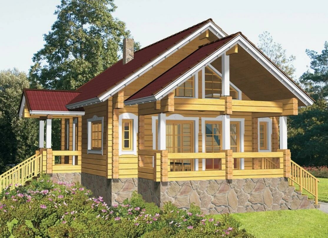 Финский трехспальный дом 8х9, отличный вариант дома для всех