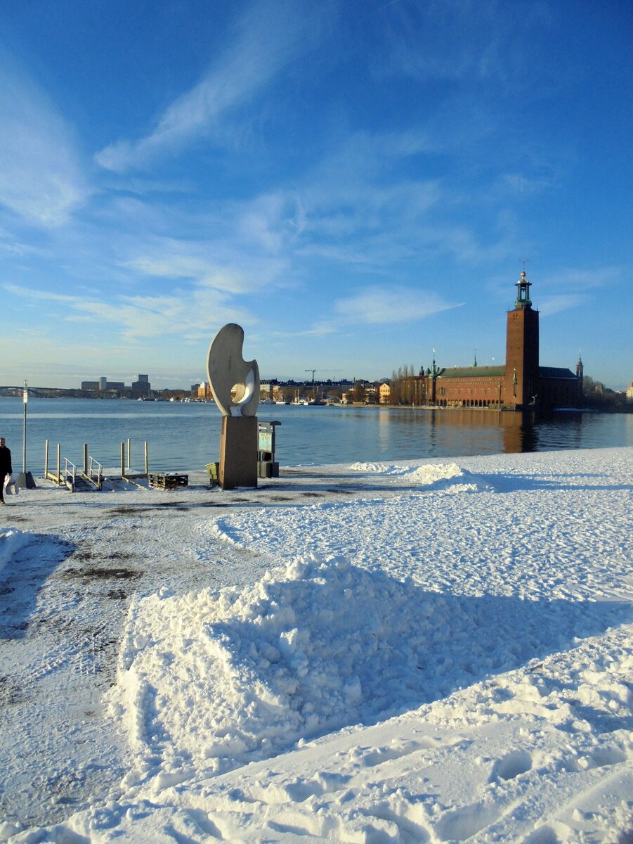 Стокгольм в январе.
