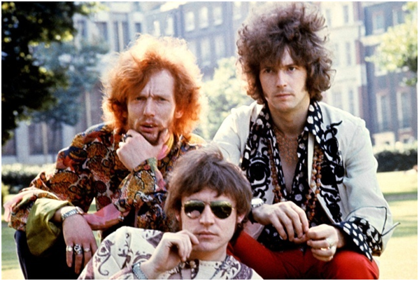 Cream. Эрик Клэптон справа