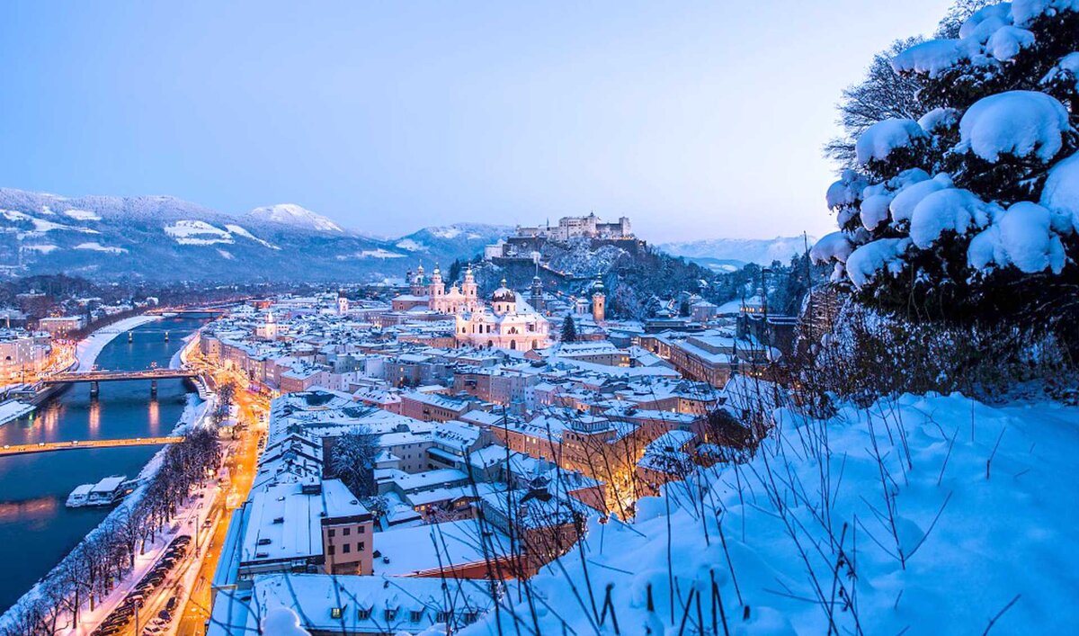 Зальцбург зимой. Фото: kidpassage.com