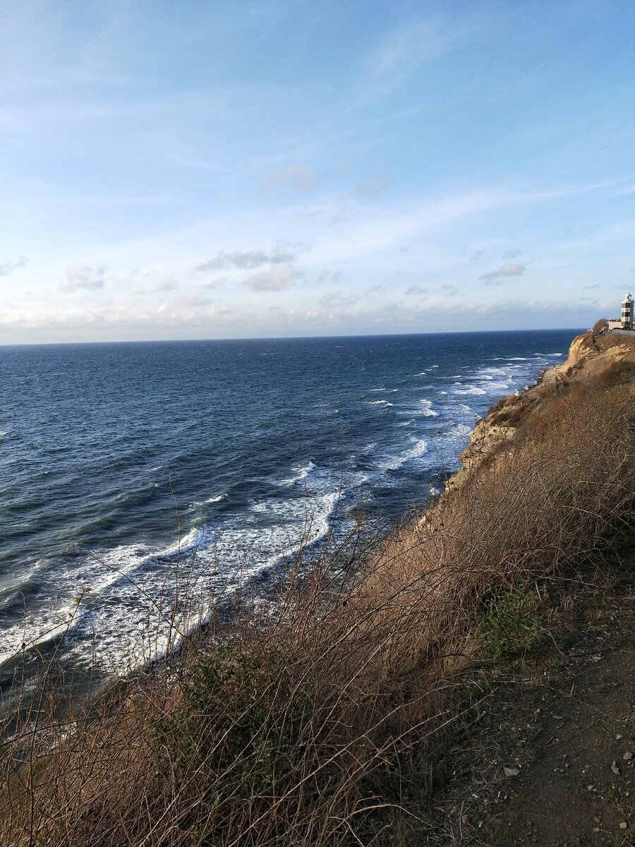 Высокий берег. 17 декабря 2019 г. Фото автора.