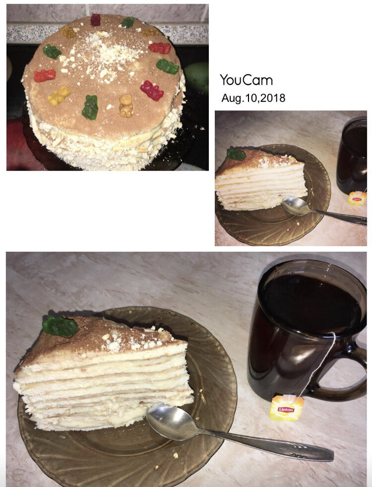 Такой тортик я делаю часто, его любят дети 😀