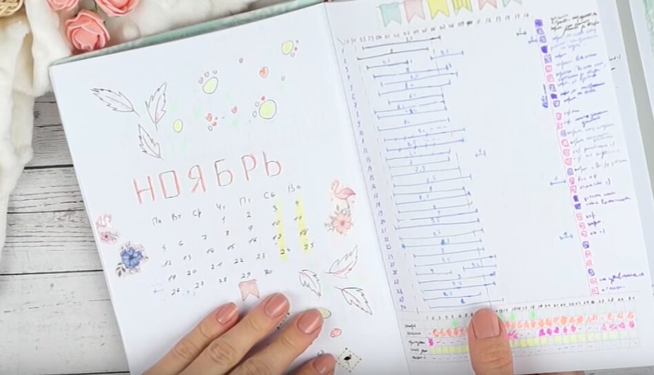 Заполненный месяц