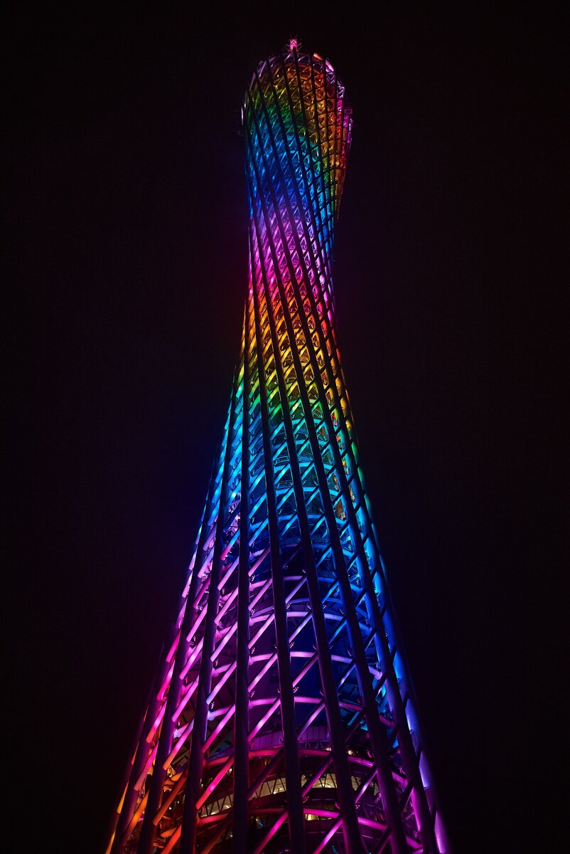 Canton Tower на сегодняшний день вторая по высоте телебашня в мире