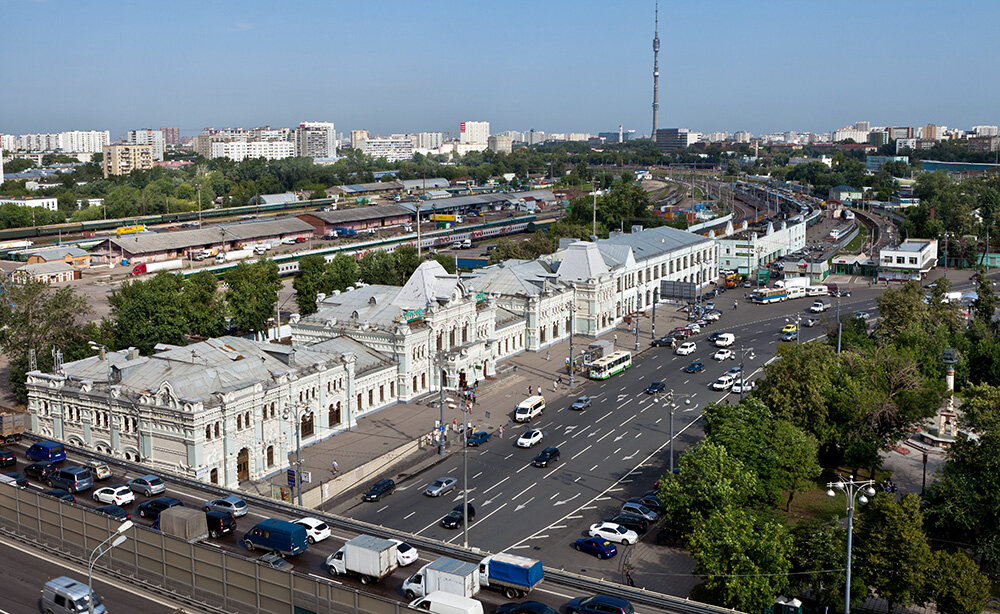 Рижский вокзал в москве