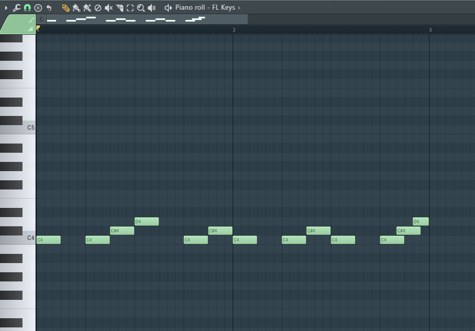 Как видите, расстановка несложная. Можно сделать дополнение главной мелодии -  укоротив корневые ноты, но и без этого будет звучать хорошо.