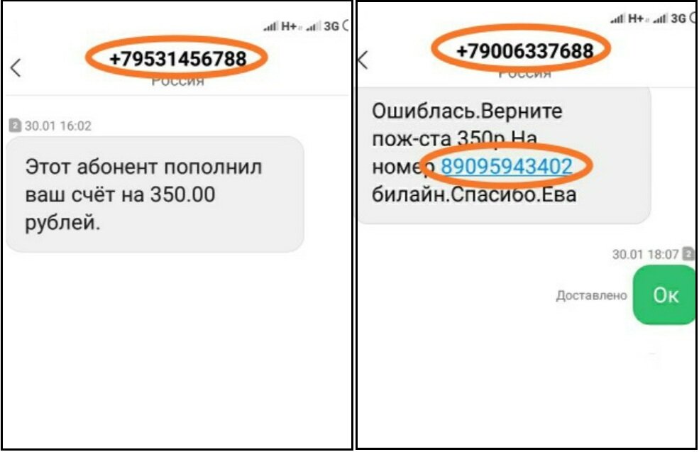 Осторожно перевод. Телефонное мошенничество.