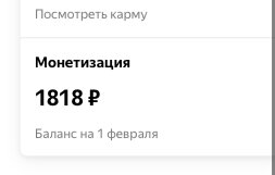 Мой доход на 01.02.2020