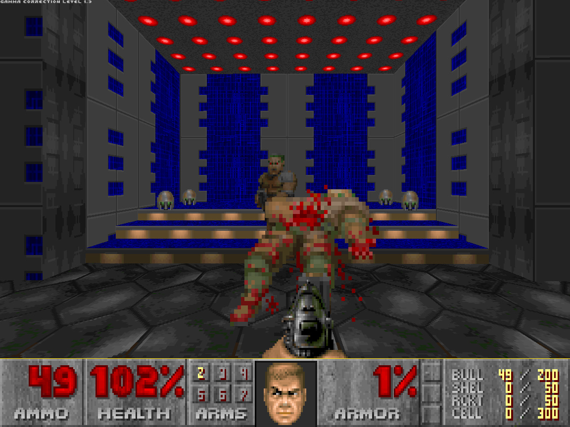 DOOM. Первый уровень E1M1