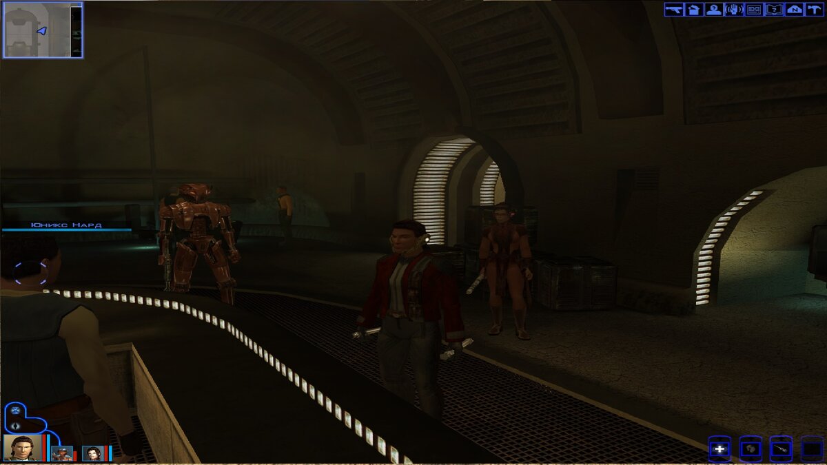 ГГ в с сопартийцами в местном баре