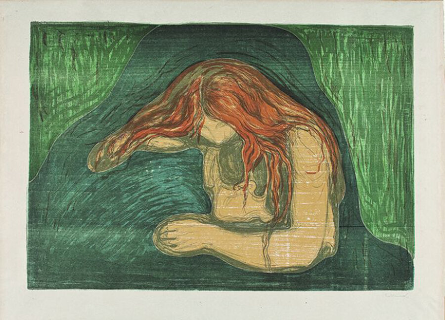 Вампир 2, Эдвард Мунк, 1895