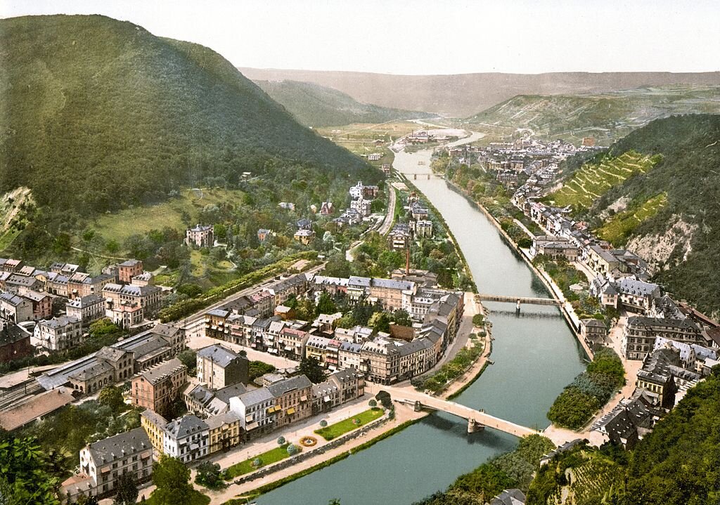 Бад-Эмс, открытка 1900 года. Источник: wikimedia.org