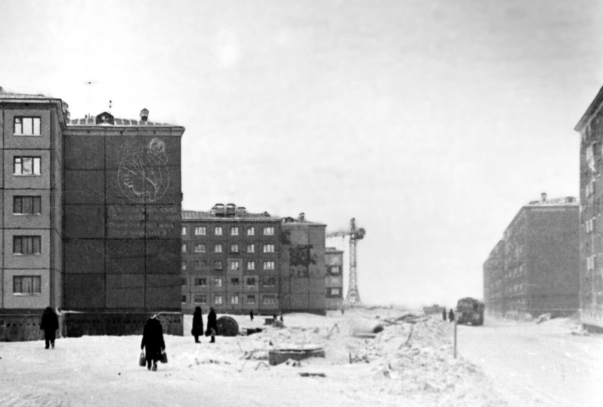 Норильск, фотография из музейного фонда.