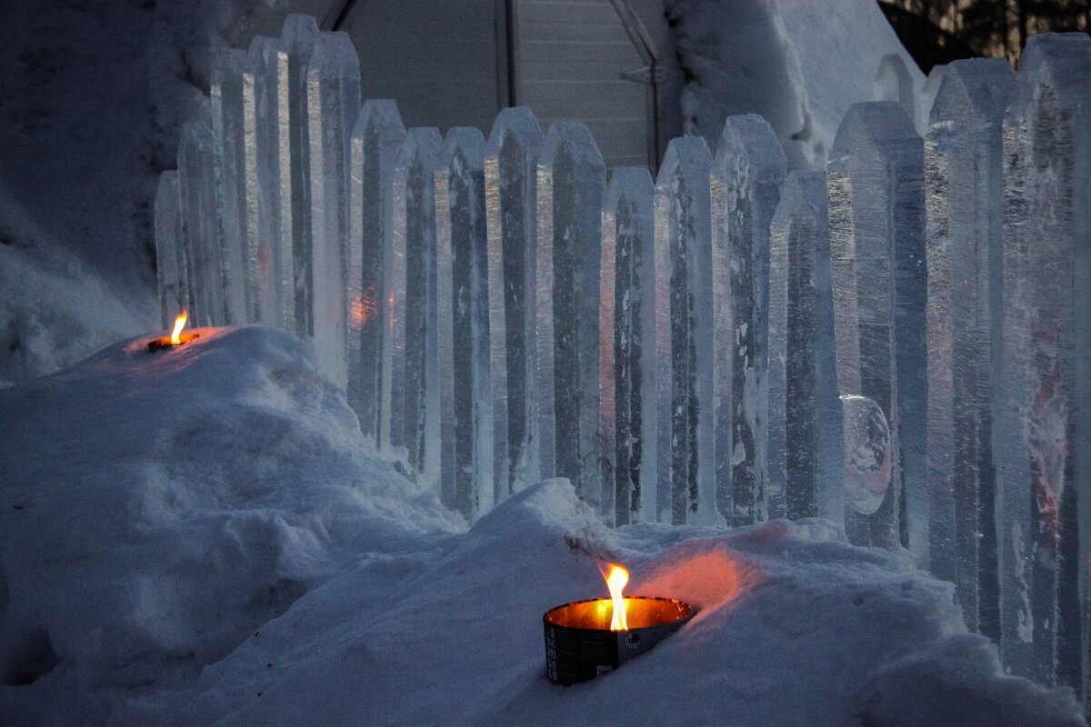 Перед концертом, вход в иглу / из личного архива