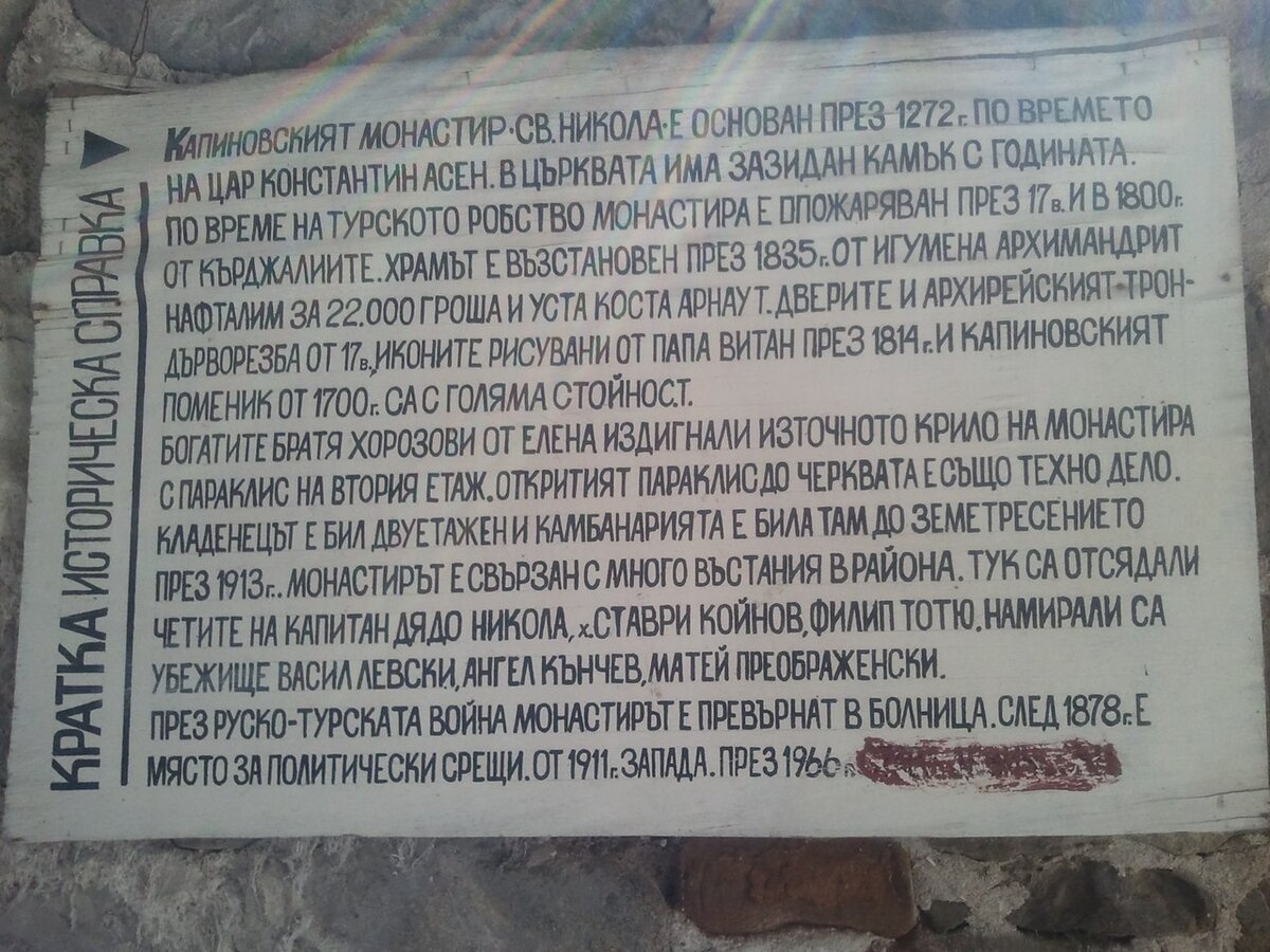 История монастыря