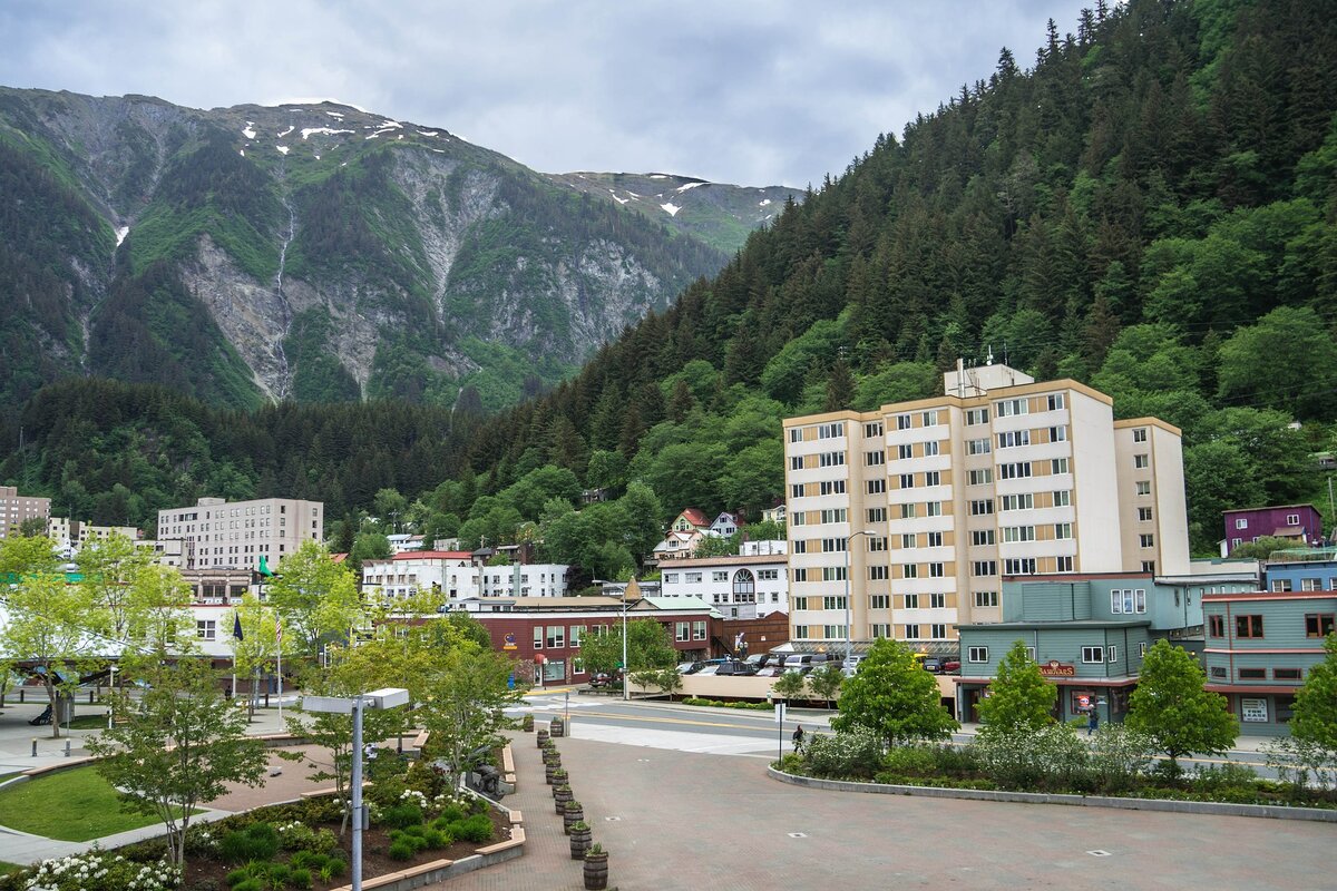 Город Джуно, столица американской Аляски 