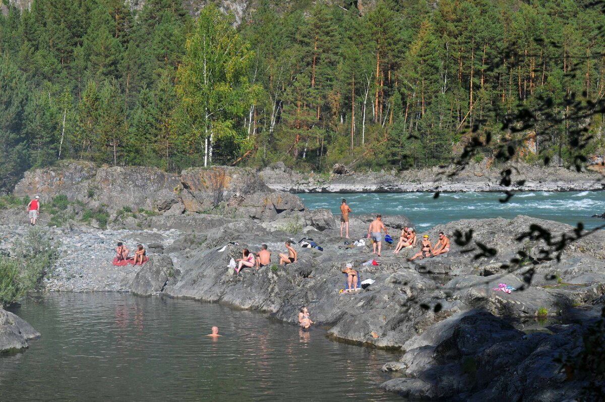 Катунские пороги горный Алтай