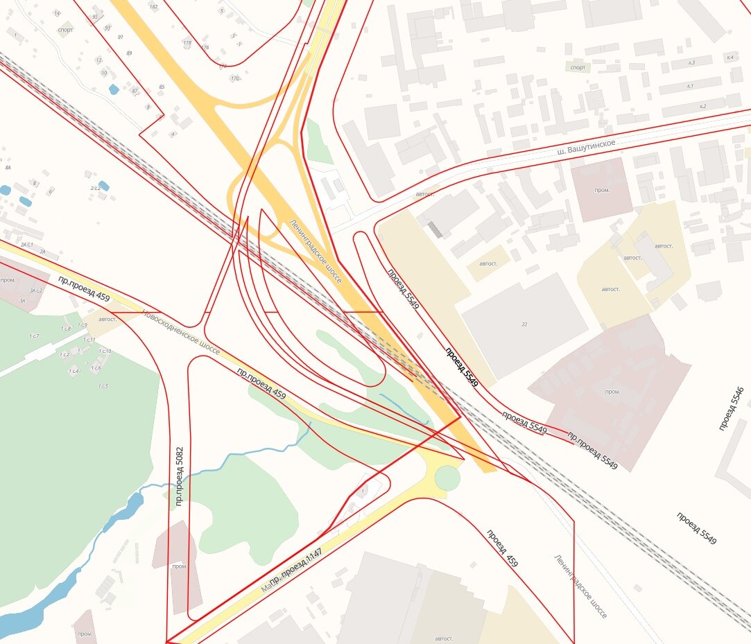 Транспортная развязка в химках проект на карте