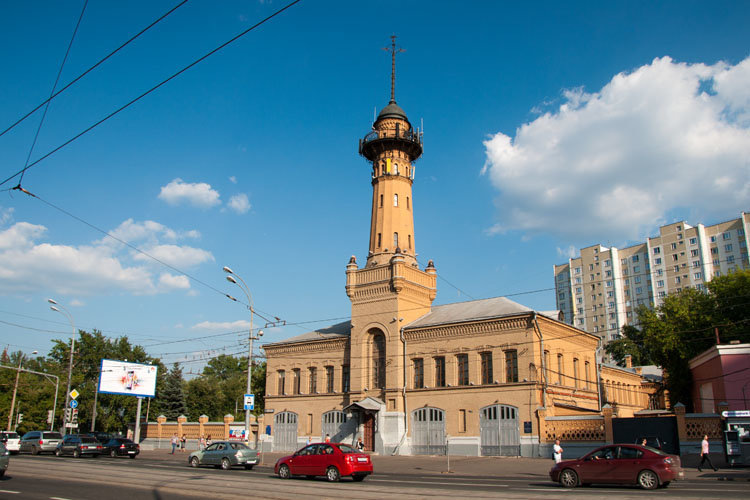                                                  Пожарная каланча в Сокольниках.