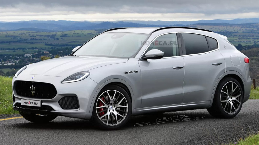 Рендер нового Maserati Grecale, фото: Колёса.ру