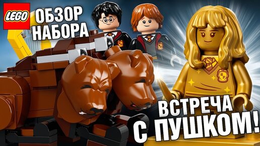 Что LEGO сделали с Пушком? Гарри Поттер Хогвартс Пушистая встреча 76387 Золотая минифигурка Гермиона