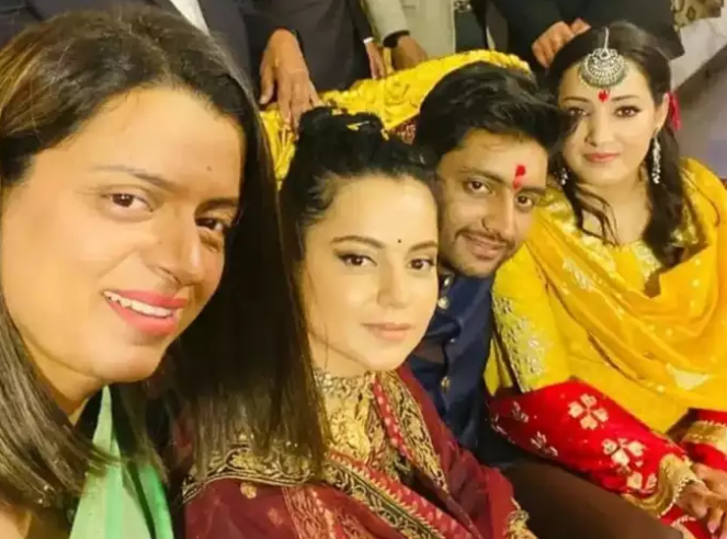 Кангана Ранаут и ее семья, фото из открытых Интернет-источников