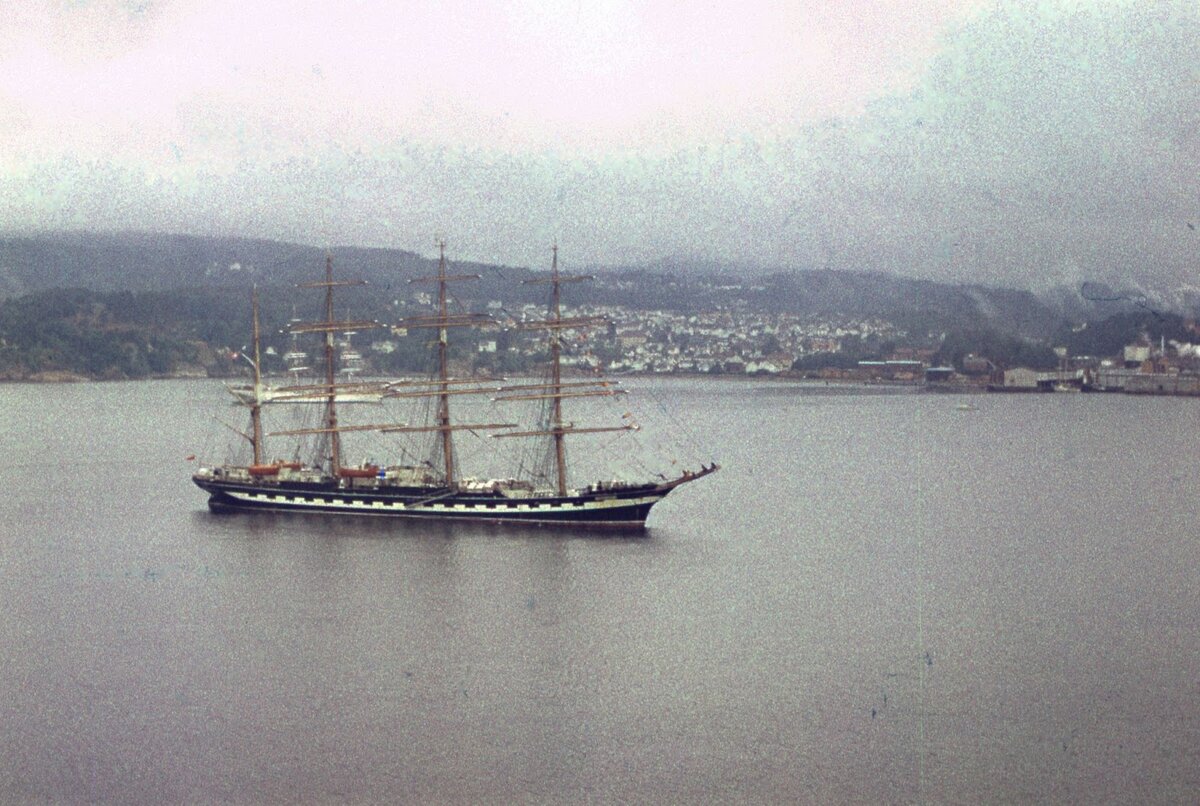 Барк "Крузенштерн" 1986 год. 