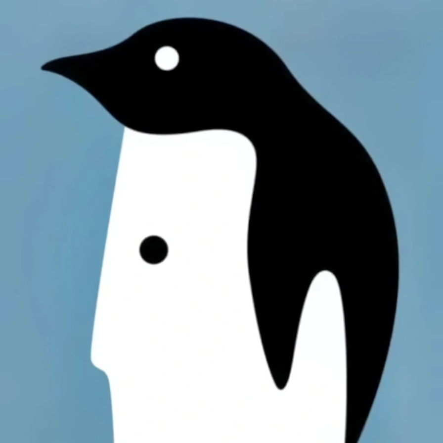 Пингвин или голова человека?