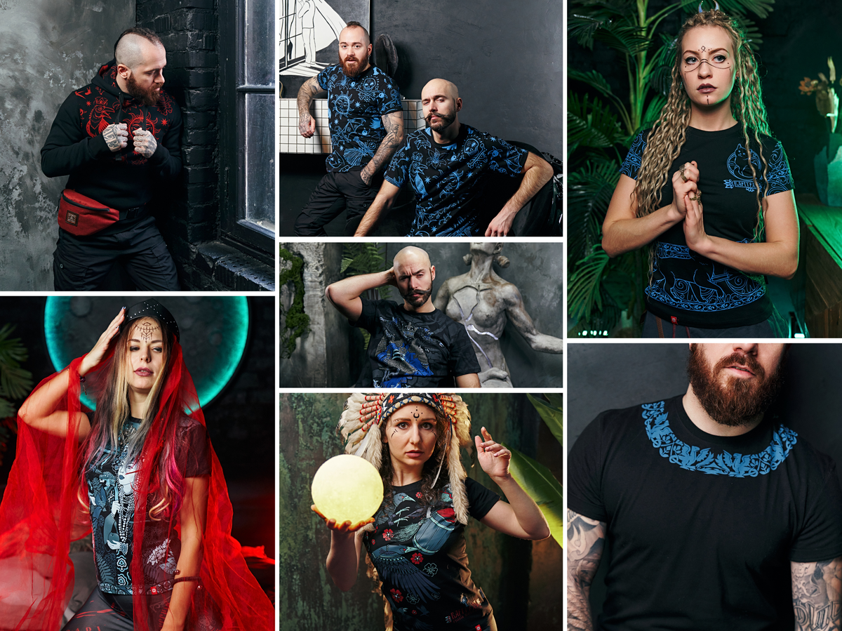 Семь изделий новой коллекции "Ведьмин круг"