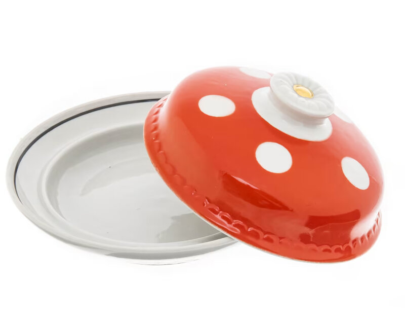 Чайный сервиз Горох, Тернопольский фарфоровый завод, СССР, 1975-1985 гг.