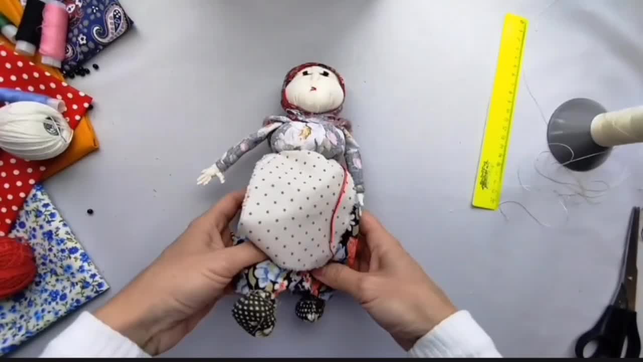 тряпичная кукла своими руками без шитья