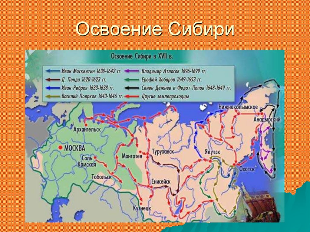На юге сибири живут. Карта освоения Сибири 16-17 века. Освоение Сибири карта 16 век. Освоение Сибири и дальнего Востока карта России в 17 веке. Освоение Сибири карта 17 век.