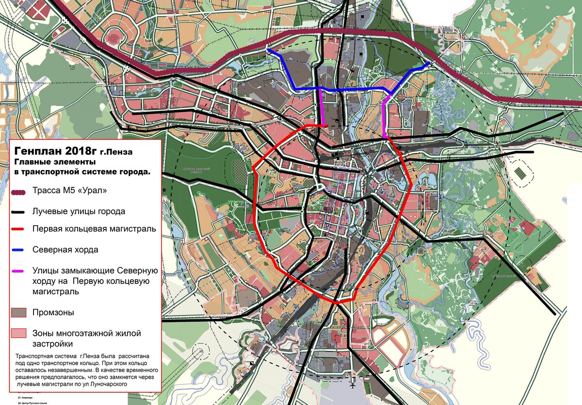 Глава 47 Внутренняя кольцевая автодорога Пензы (первое кольцо). Варианты  реализации и причины выбора маршрута | Генеральный план Пензы для Пензы |  Дзен