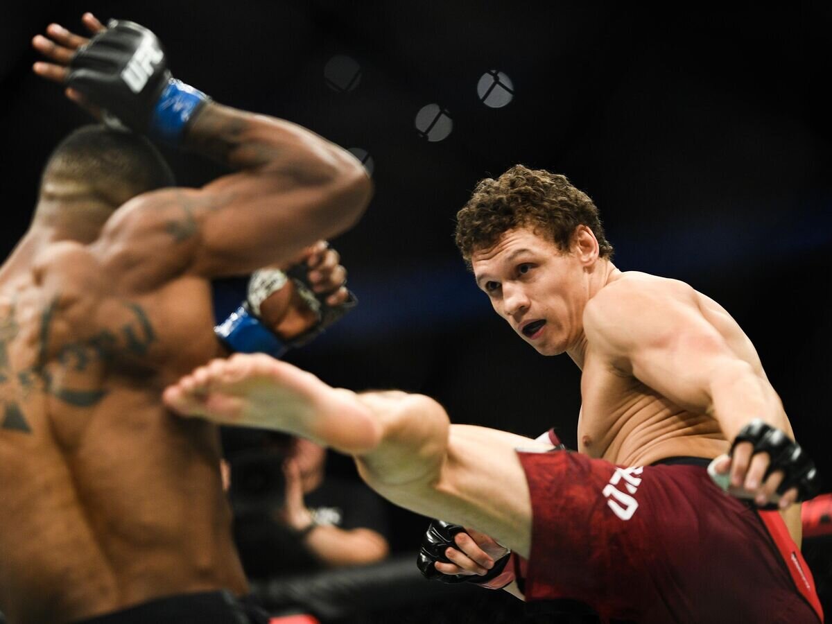    Бой Романа Копылова на UFC Fight Night в Москве© РИА Новости / Владимир Астапкович