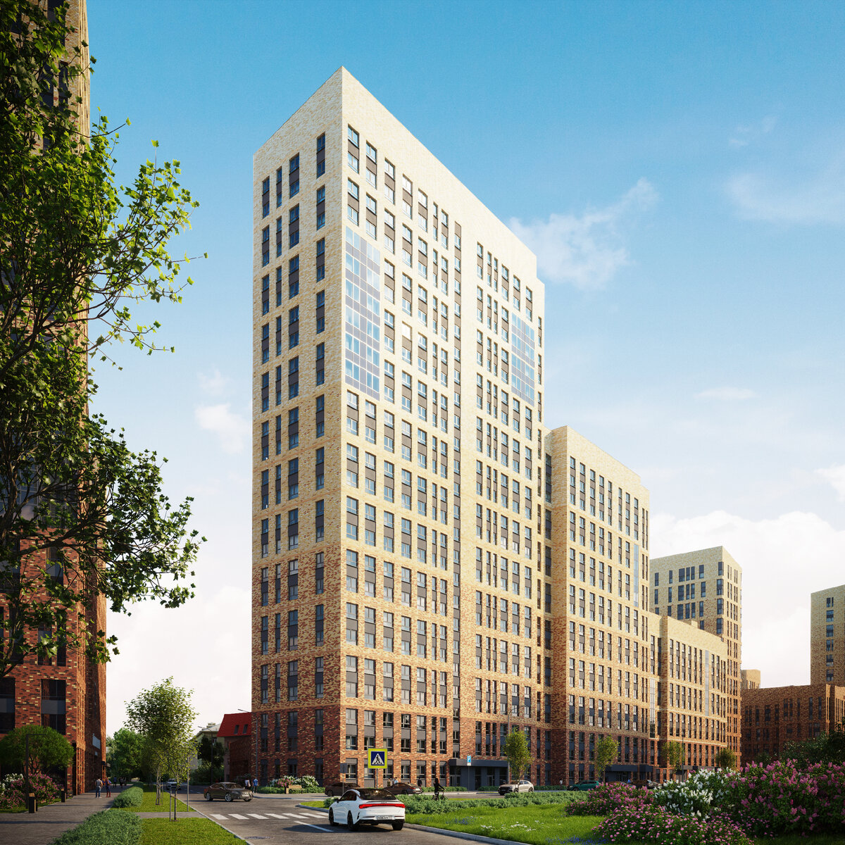 Рендер ЖК «Тёплые кварталы»