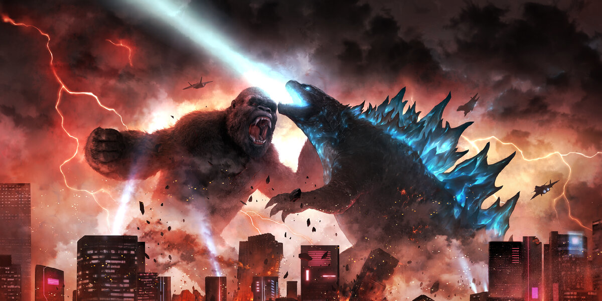 Godzilla king kong 2024 uzbek. Годзилла и Конга MONSTERVERSE. Годзилла и Кинг Конг. Годзилла против Конга 2021.