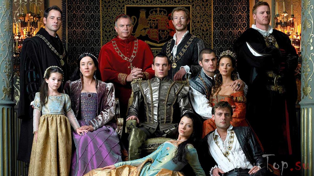                это британско-ирландско-канадский исторический телесериал Майкла Хёрста, действие которого разворачивается в Англии в шестнадцатом веке