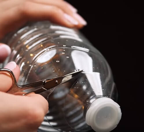 Фото: отрезание горлышка бутылки