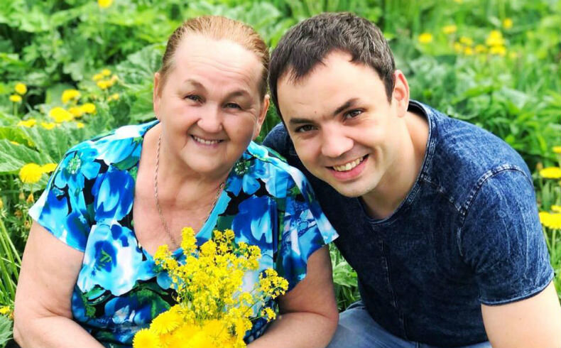 Ольга Васильевна  и Саша Гобозовы
​Фото: «Инстаграм»