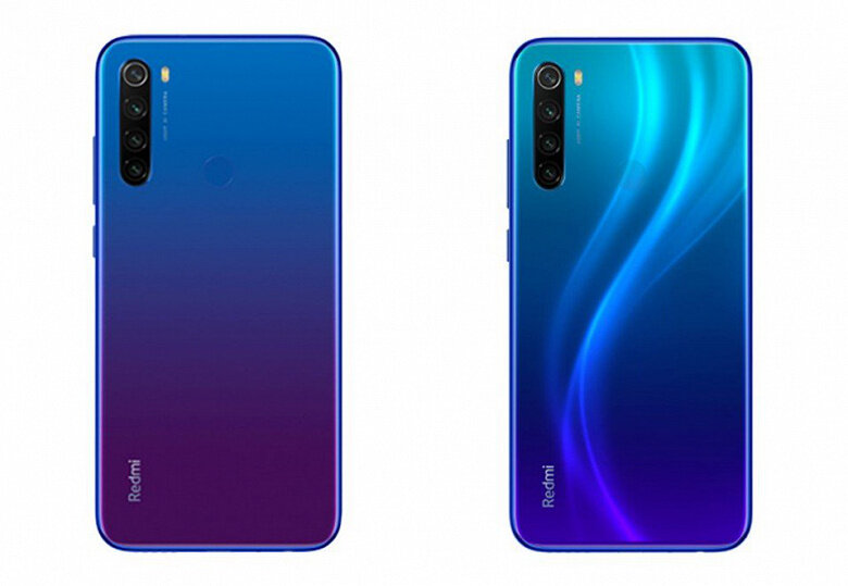 Слева Redmi Note 8T, справа Redmi Note 8