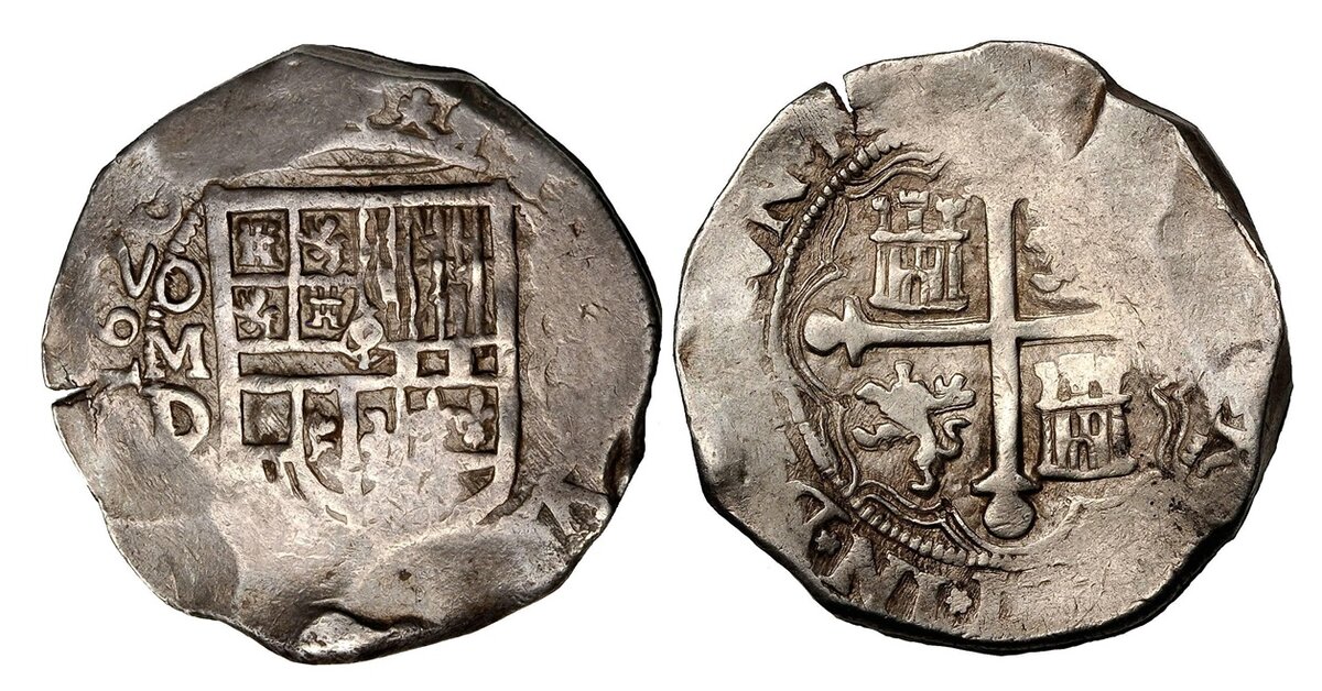 Макукин. 8 реалов 1620 г. чеканка Мехико