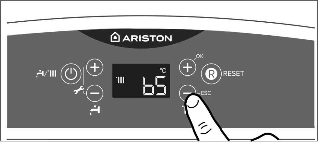 Sp3 ошибка котла ariston