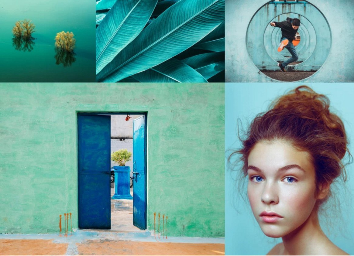 Примеры изображений с цветом Aqua Menthe / shutterstock.com