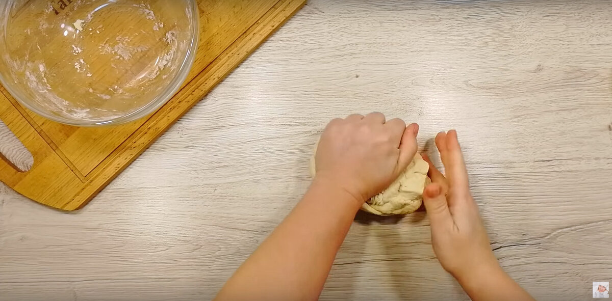 Тесто на кипятке. Необычный обед с мясом для всей семьи.