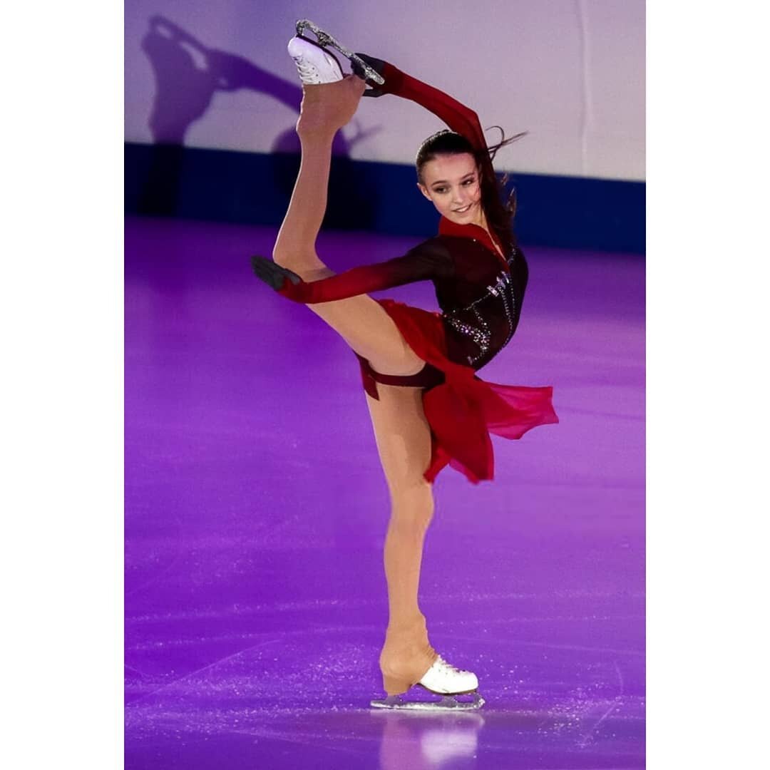 Анна Щербакова. Показательное выступление на чемпионате Европы. Фото Instagram tutberidze_girls