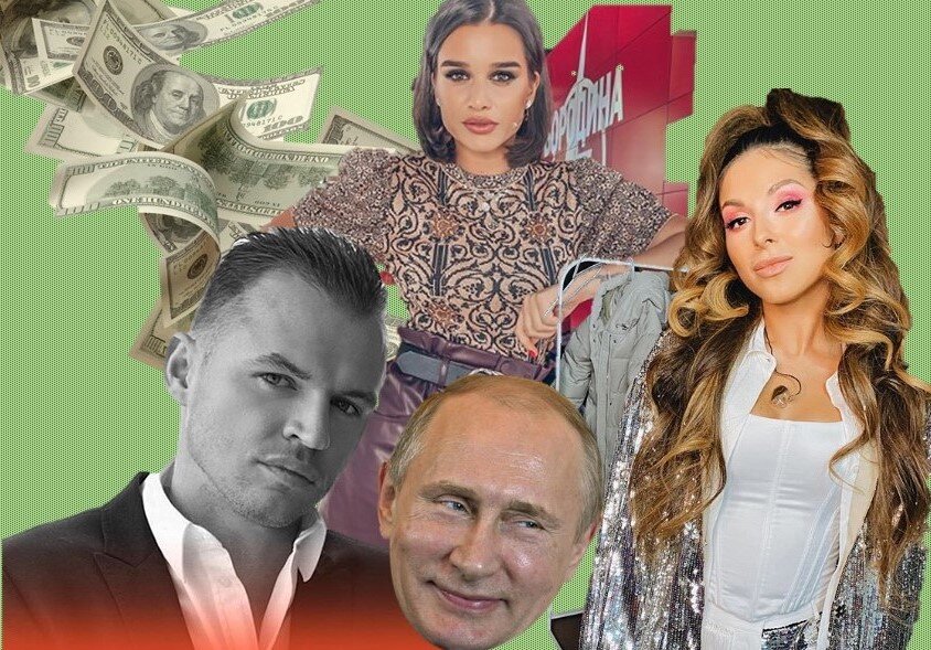 Иллюстрация По закоулкам шоу-бизнеса (фото для коллажа из открытых источников)