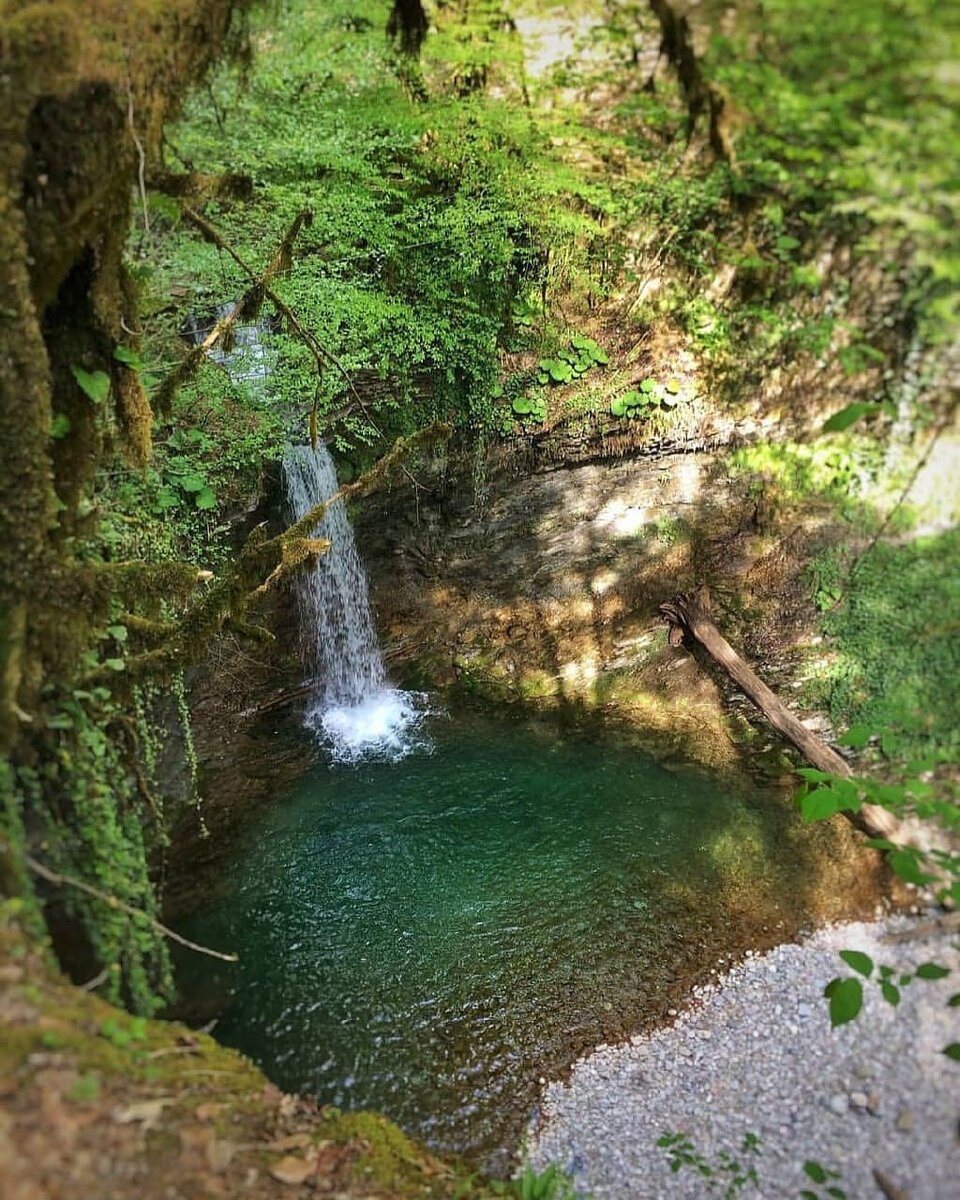 Ажекский водопад Сочи