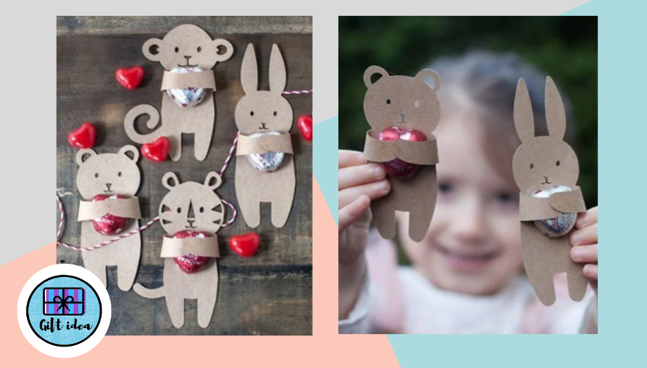 Милые валентинки с конфетками: простой мастер-класс к 14 февраля и не только