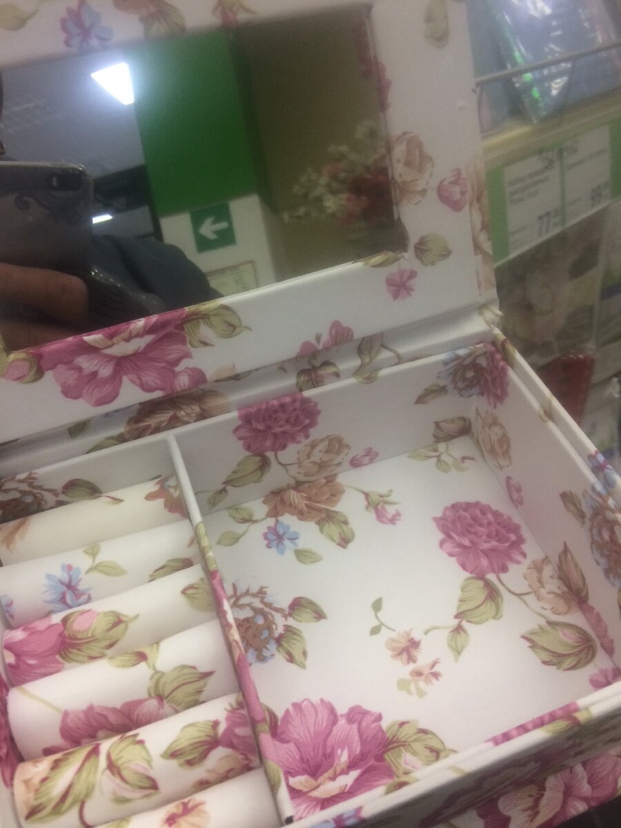 Шкатулка в открытом виде